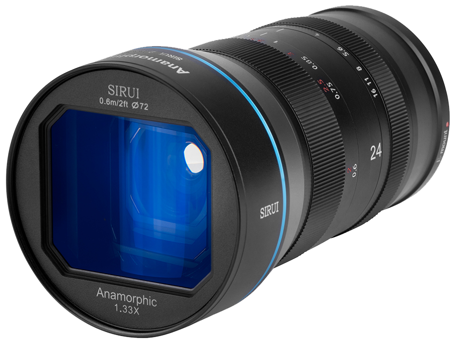 Объектив  Sirui 24 f/2.8 Anamorphic 1.33x Lens MFT 