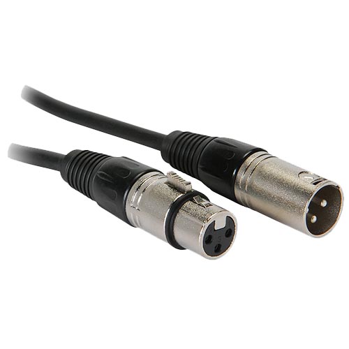 Кабель XLR 3pin female-male 3м