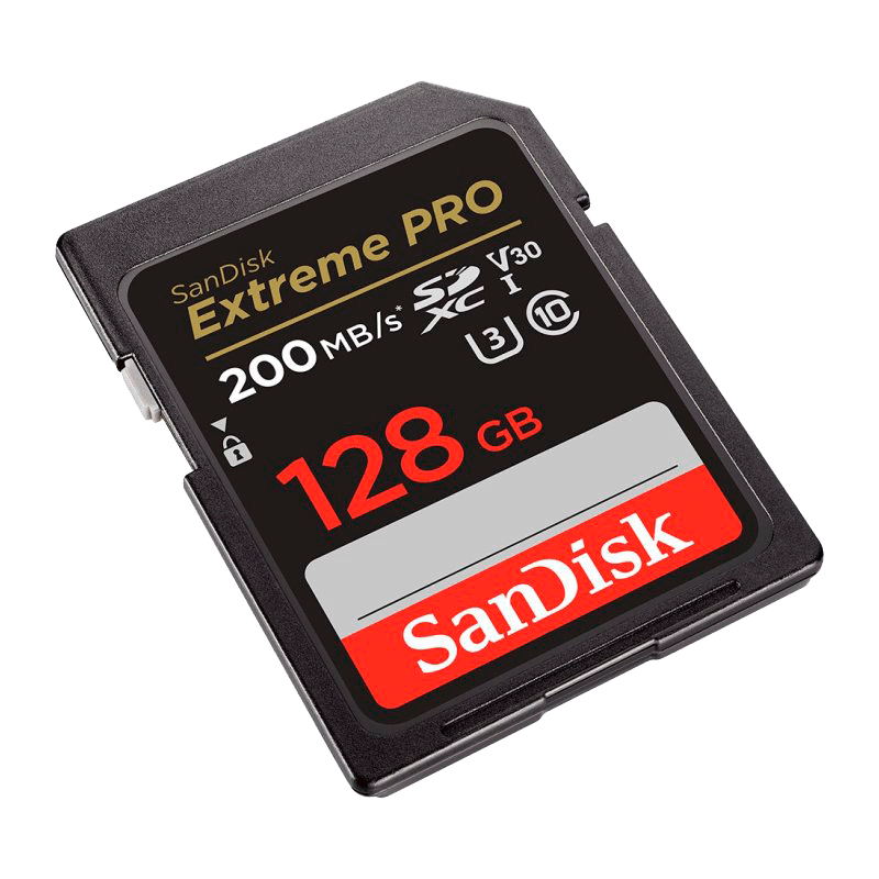 Карта памяти SDXC 128GB Sandisk Extreme Pro 200mb/s Class 10 UHS-1 U3 v30
