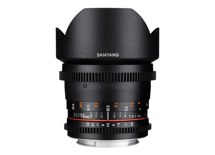 Объектив Samyang 10mm T3.1 VDSLR ED AS NCS CS Canon (кроп)