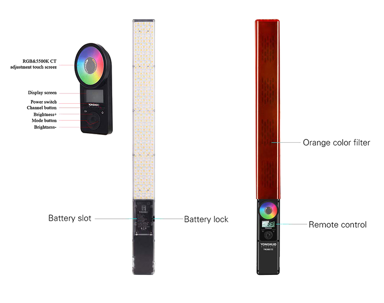 Светодиодная палка Yongnuo YN-360 III (RGB + 3200K + 5500K)